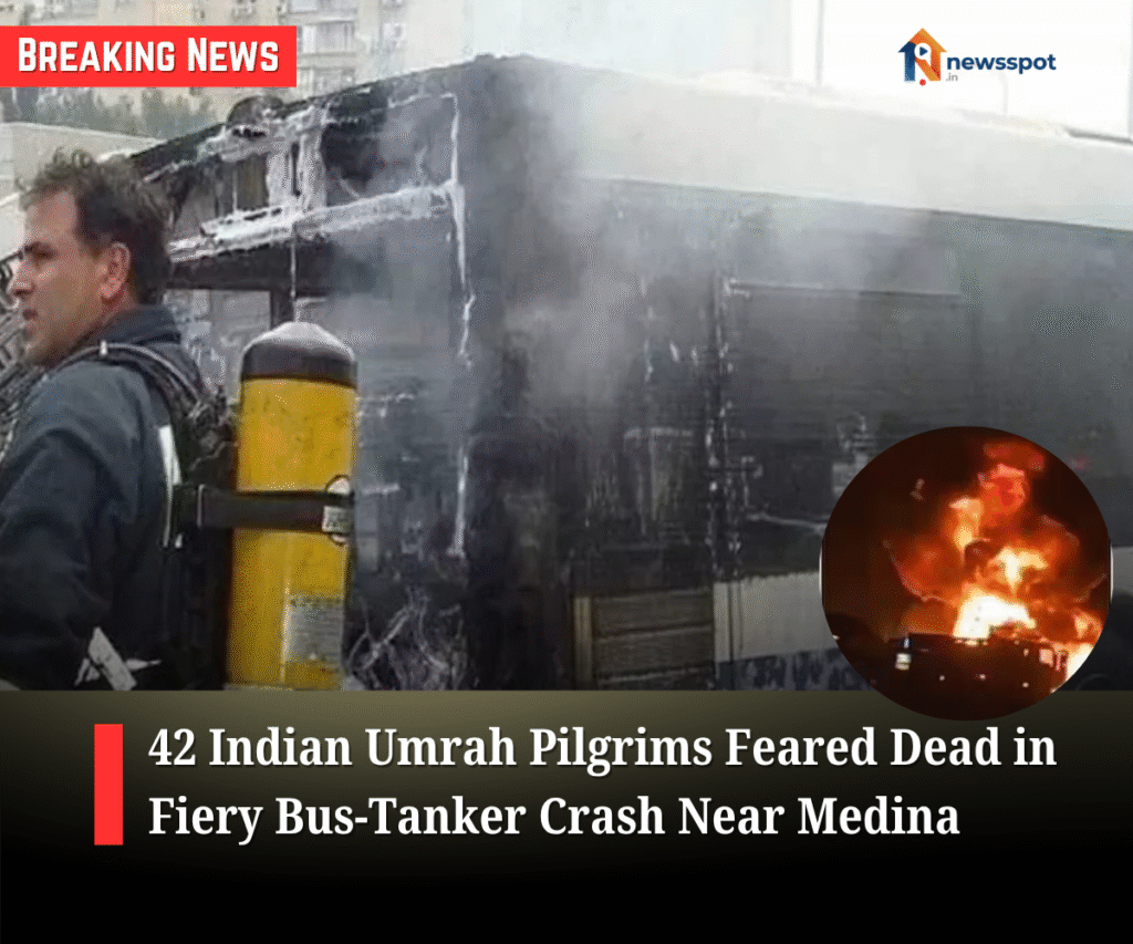 42 Indian Umrah Pilgrims Feared Dead in Fiery Bus-Tanker Crash Near Medina