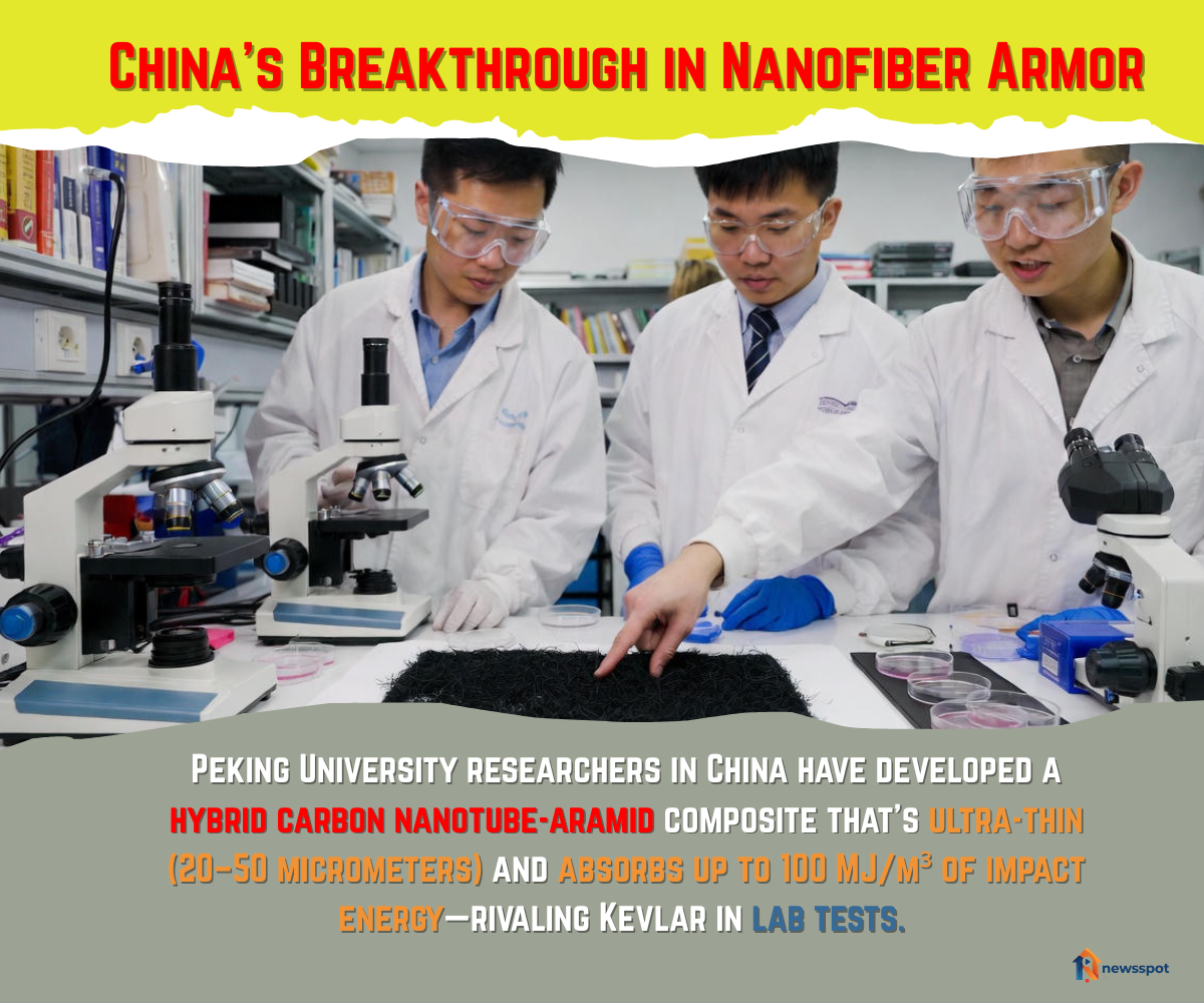 China's Breakthrough in Nanofiber Armor