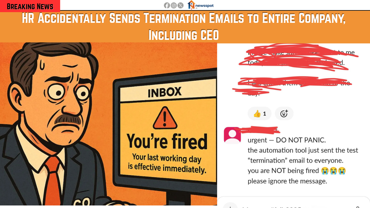 HR Accidentally Sends Termination Emails to Entire Company, Including CEO