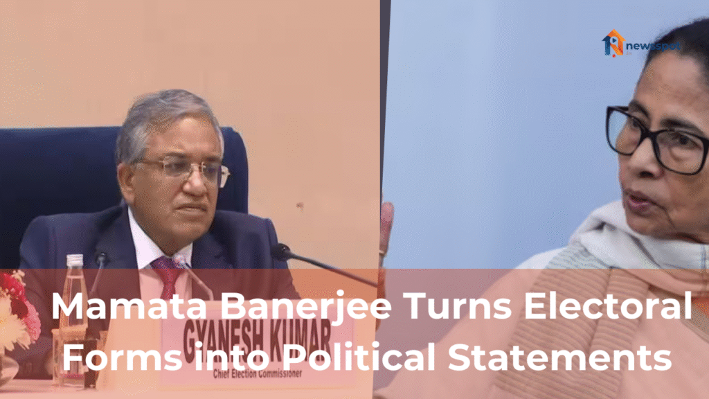 Mamata Banerjee Turns Electoral Forms into Political Statements