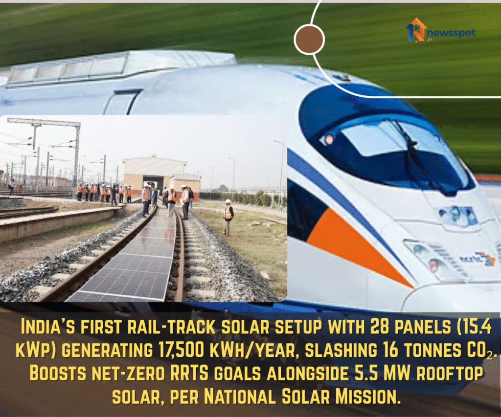 NCRTC's 'Solar on Track' Project: A Milestone in Sustainable Urban Transit