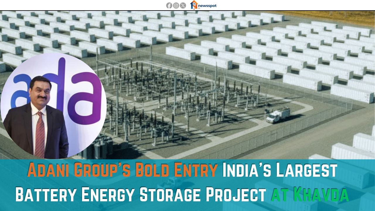 Adani Group's Bold Entry India's Largest Battery Energy Storage Project at Khavda